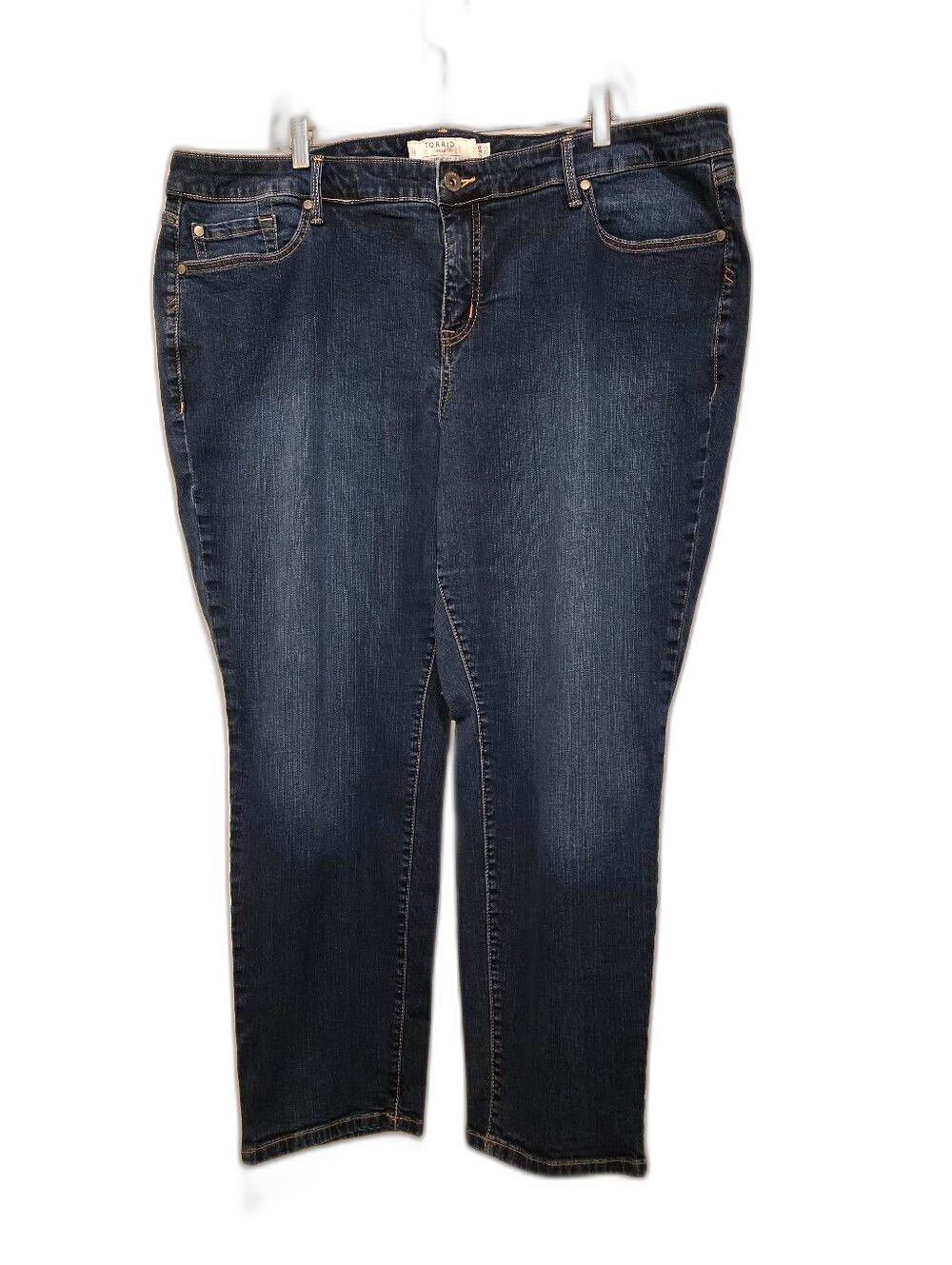 Torrid Boyfriend First At Fit Jeans Dark Wash Denim Stretch Retro Size 24R